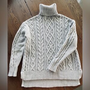 Tuckernuck fisherman Fitzgerald cable knit turtleneck sweater